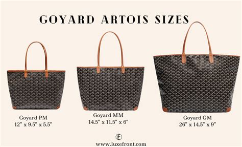 goyard anjou pm vs gm|goyard anjou tote.